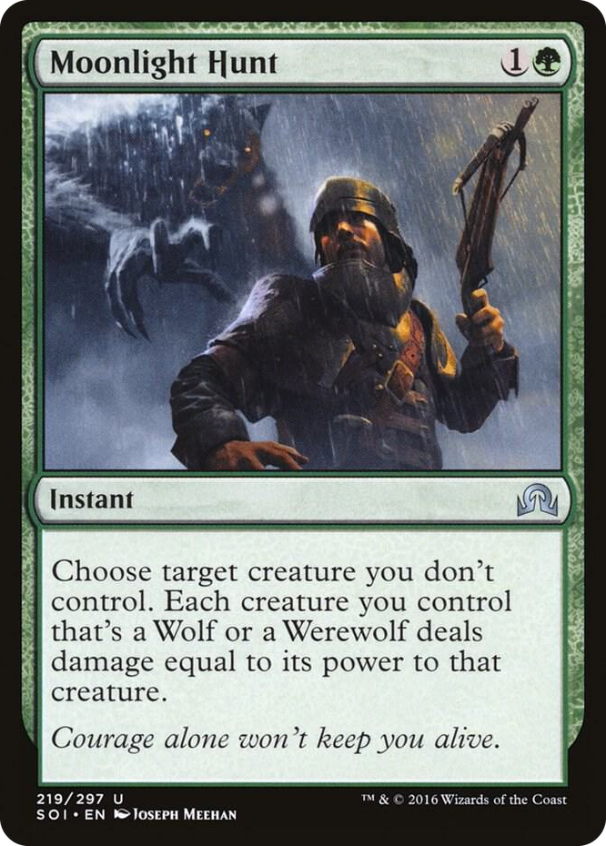 Moonlight Hunt #219 U - Shadows over Innistrad Pokemon card