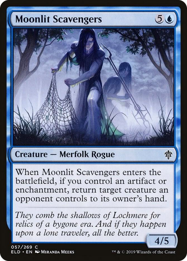 0057 Moonlit Scavengers C Throne of Eldraine
