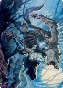 0014 Moonrage Brute Art Card S Art Series: Innistrad: Midnight Hunt