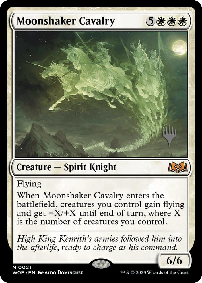 0021 Moonshaker Cavalry M Promo Pack: Wilds of Eldraine