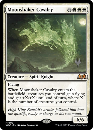 0021 Moonshaker Cavalry M Promo Pack: Wilds of Eldraine