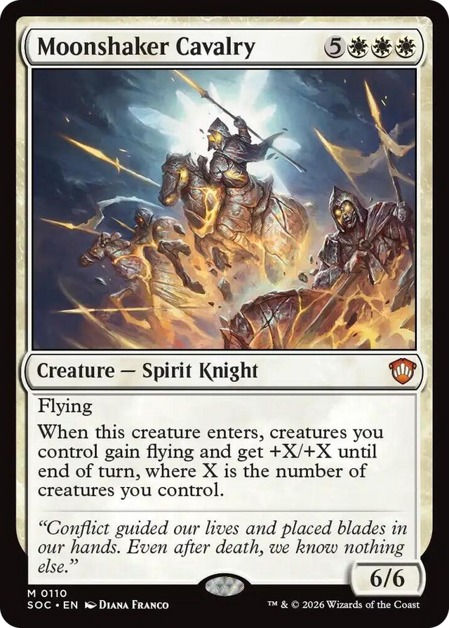 0110 Moonshaker Cavalry M Commander: Secrets of Strixhaven