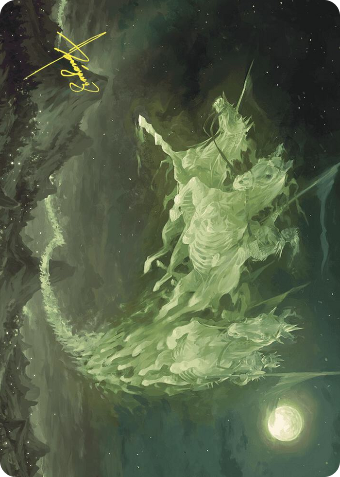 Moonshaker Cavalry Art Card (Gold-Stamped Signature) #5 S - Art Series: Wilds of Eldraine Pokemon card