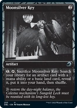 Moonsilver Key #255 U - Innistrad: Double Feature Pokemon card