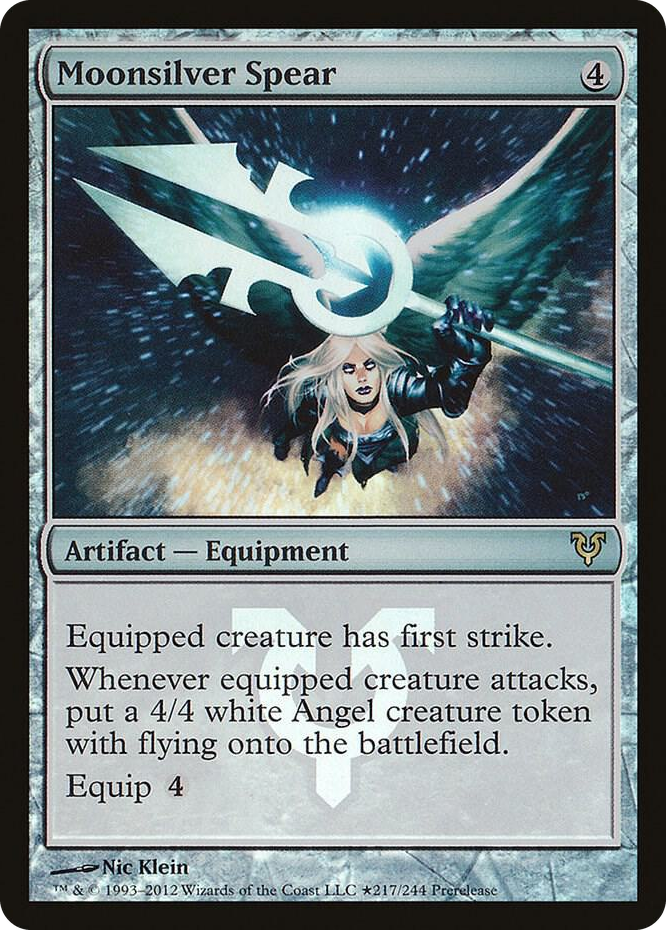 Moonsilver Spear #217 R - Prerelease Cards Pokemon card