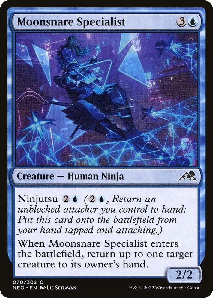 0070 Moonsnare Specialist C Kamigawa: Neon Dynasty