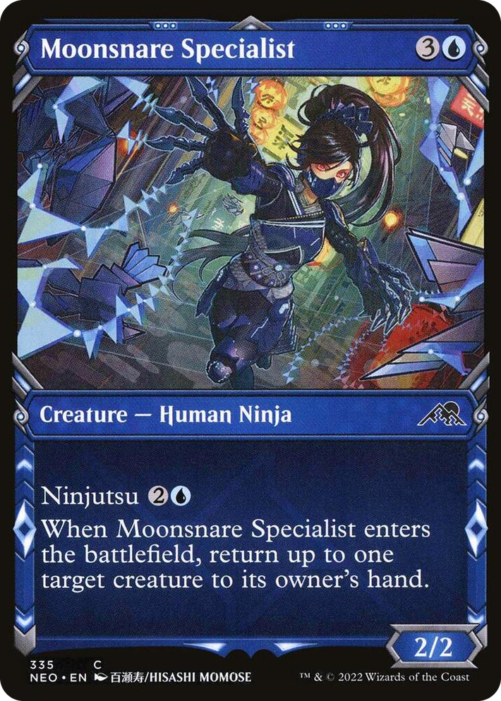0335 Moonsnare Specialist (Showcase) C Kamigawa: Neon Dynasty