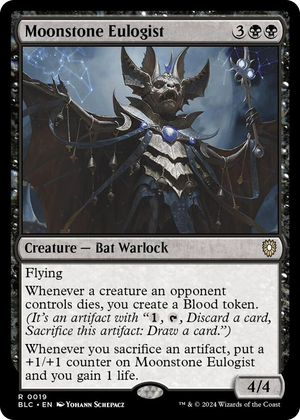 0019 Moonstone Eulogist R Commander: Bloomburrow