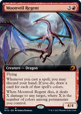 0357 Moonveil Regent (Extended Art) M Innistrad: Midnight Hunt