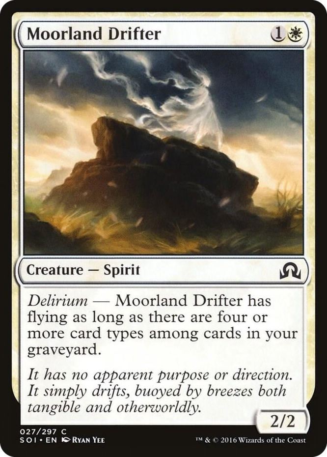 Moorland Drifter #27 C - Shadows over Innistrad Pokemon card