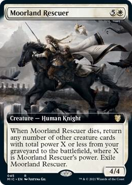 0045 Moorland Rescuer (Extended Art) R Commander: Innistrad: Midnight Hunt