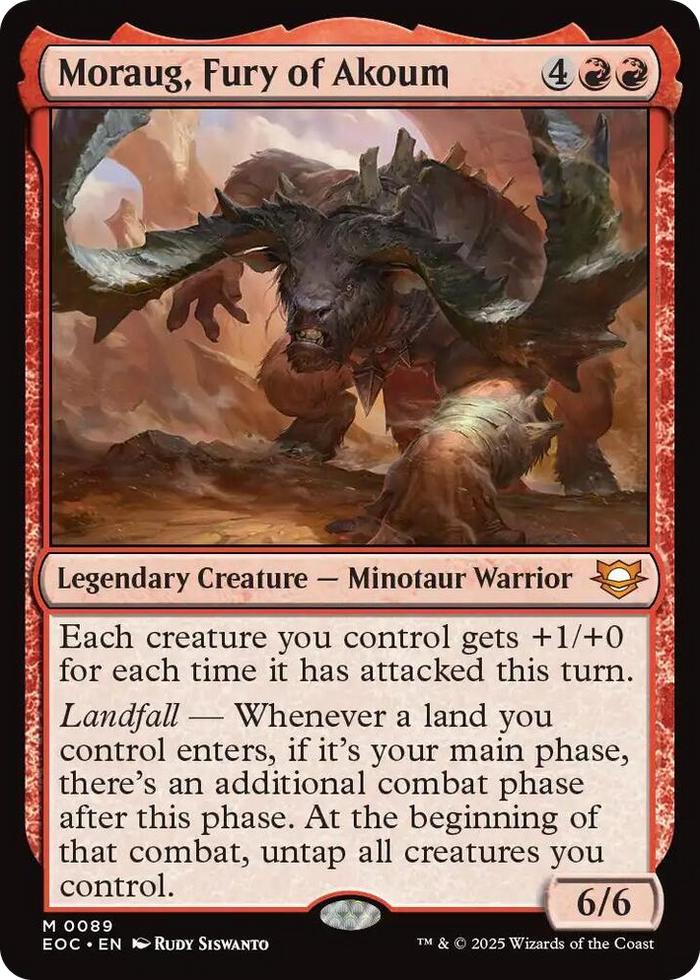 Moraug, Fury of Akoum #89 M - Commander: Edge of Eternities Pokemon card