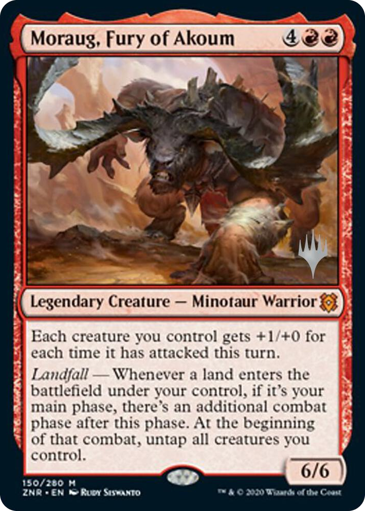 0150 Moraug, Fury of Akoum M Promo Pack: Zendikar Rising