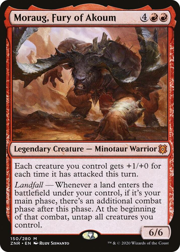 0150 Moraug, Fury of Akoum M Zendikar Rising