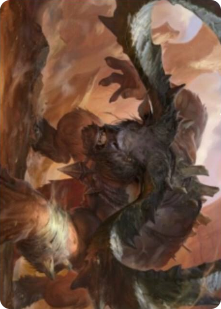 0066 Moraug, Fury of Akoum Art Card S Art Series: Zendikar Rising