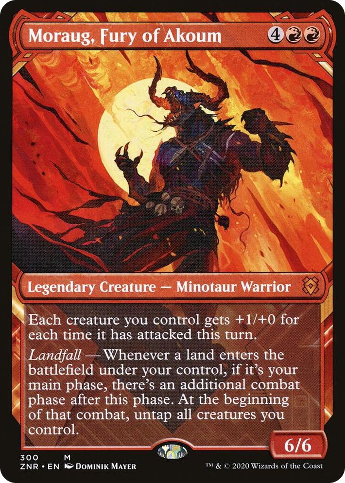 0300 Moraug, Fury of Akoum (Showcase) M Zendikar Rising