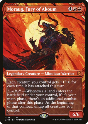 0300 Moraug, Fury of Akoum (Showcase) M Zendikar Rising
