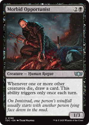 0188 Morbid Opportunist U Commander: Tarkir: Dragonstorm