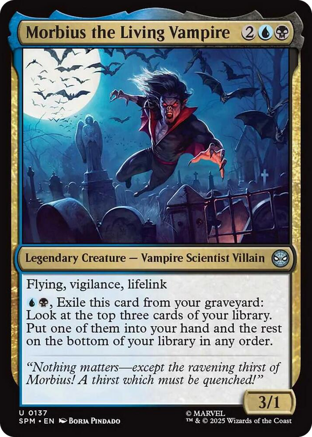 0137 Morbius the Living Vampire U Marvel's Spider-Man