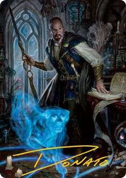 0075 Mordenkainen Art Card (Gold-Stamped Signature) S Art Series: Adventures in the Forgotten Realms