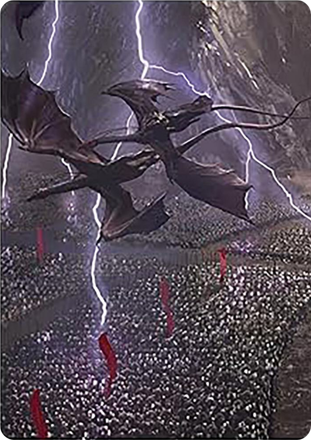 0022 Mordor on the March Art Card S Art Series: Universes Beyond: The Lord of the Rings: Tales of Middle-earth
