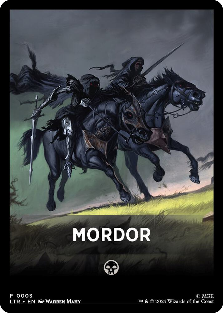 0003 Mordor Theme Card T Universes Beyond: The Lord of the Rings: Tales of Middle-earth