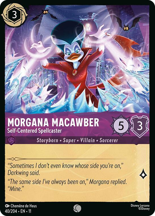 0040 Morgana Macawber - Self-Centered Spellcaster Common Winterspell