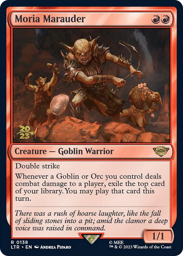 0138 Moria Marauder R Prerelease Cards