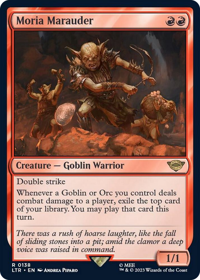 0138 Moria Marauder R Universes Beyond: The Lord of the Rings: Tales of Middle-earth