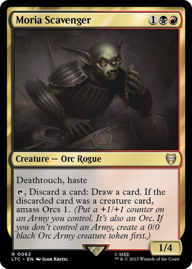 0063 Moria Scavenger R Commander: The Lord of the Rings: Tales of Middle-earth