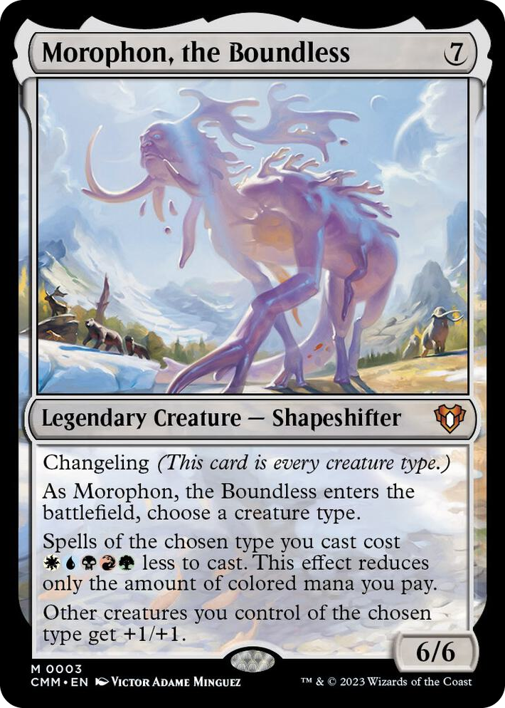 0003 Morophon, the Boundless M Commander Masters
