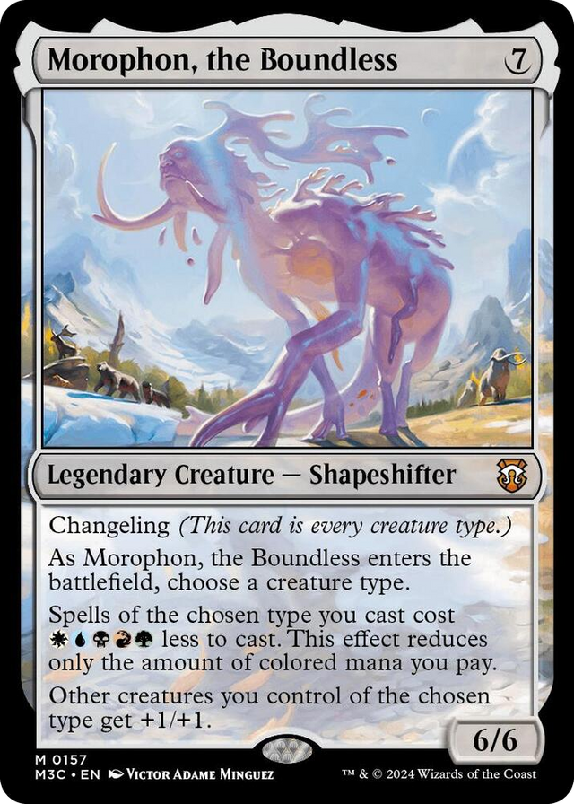 0157 Morophon, the Boundless M Commander: Modern Horizons 3