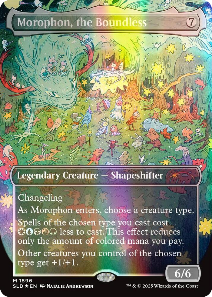 Morophon, the Boundless (Double Rainbow Foil) #1896 M - Secret Lair Drop Series Pokemon card