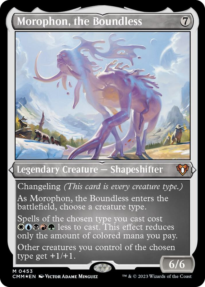0453 Morophon, the Boundless (Foil Etched) M Commander Masters