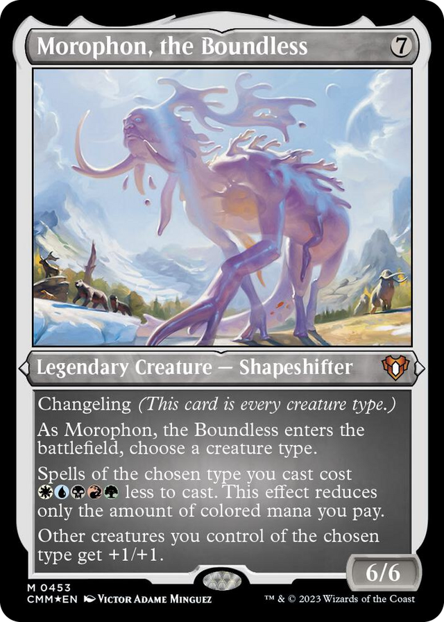 0453 Morophon, the Boundless (Foil Etched) M Commander Masters