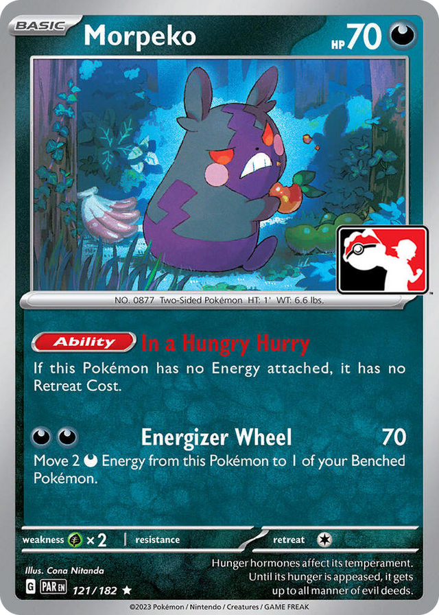 0121 Morpeko Rare Prize Pack Series Cards