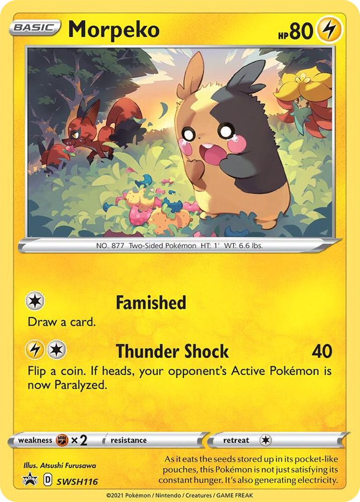 0116 Morpeko - SWSH116 Promo Sword & Shield Promo Cards