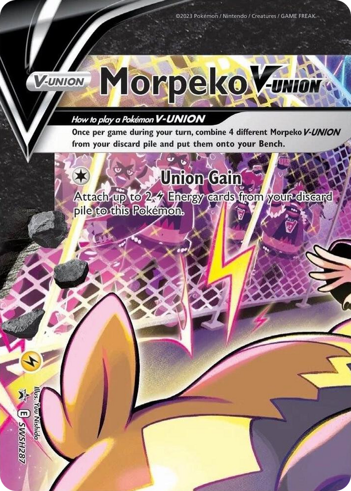 0287 Morpeko V-Union - SWSH287 Promo Sword & Shield Promo Cards