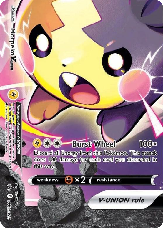 0289 Morpeko V-Union - SWSH289 Promo Sword & Shield Promo Cards