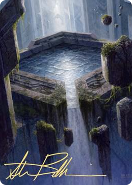 0032 Morphic Pool Art Card (Gold-Stamped Signature) S Art Series: Zendikar Rising