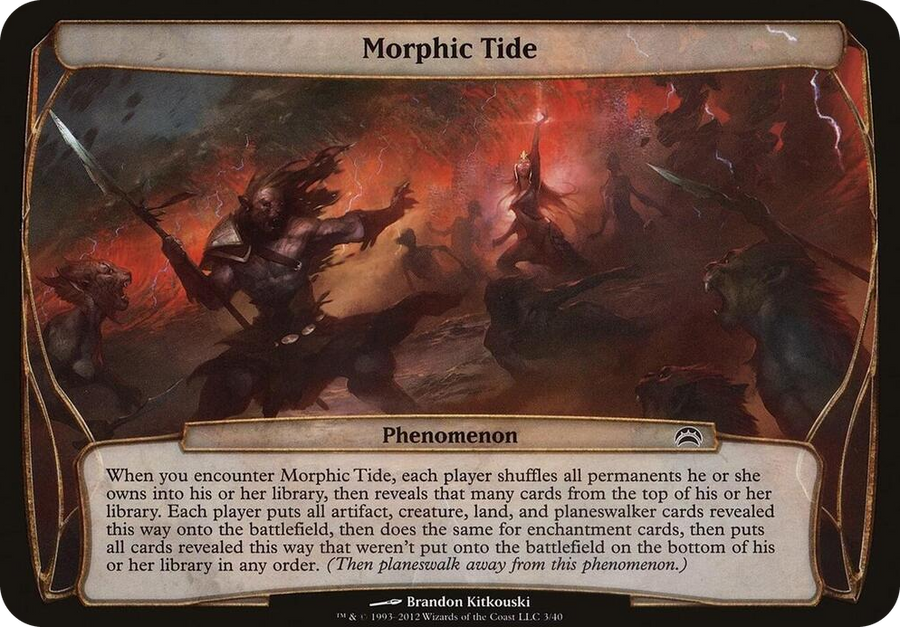 0003 Morphic Tide (Planechase 2012) S Oversize Cards