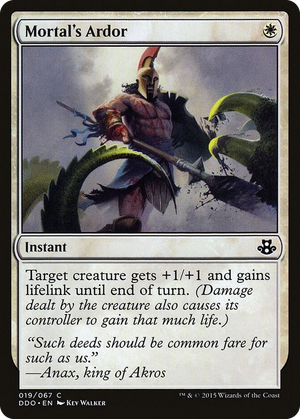 0019 Mortal's Ardor C Duel Decks: Elspeth vs. Kiora