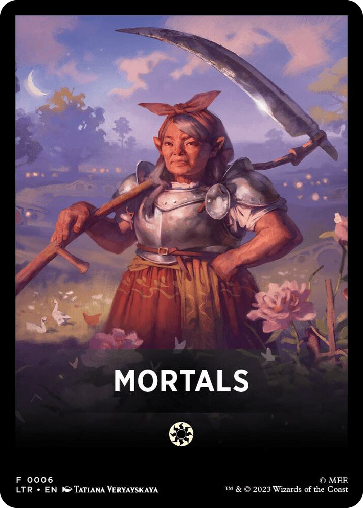 0006 Mortals Theme Card T Universes Beyond: The Lord of the Rings: Tales of Middle-earth