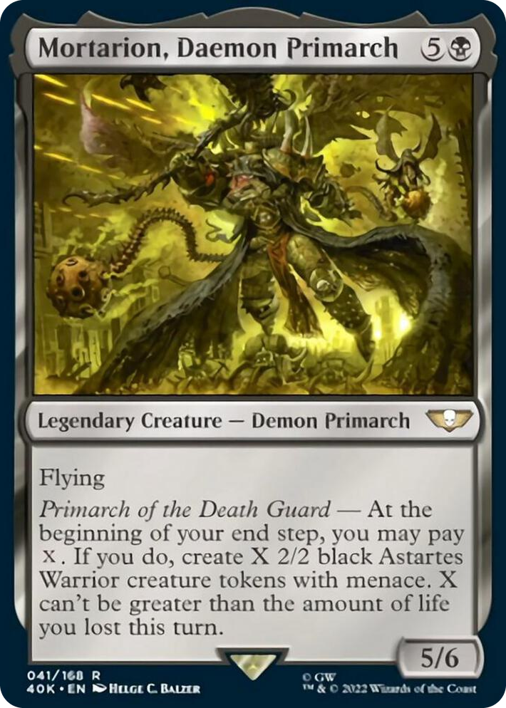 0041 Mortarion, Daemon Primarch R Universes Beyond: Warhammer 40,000
