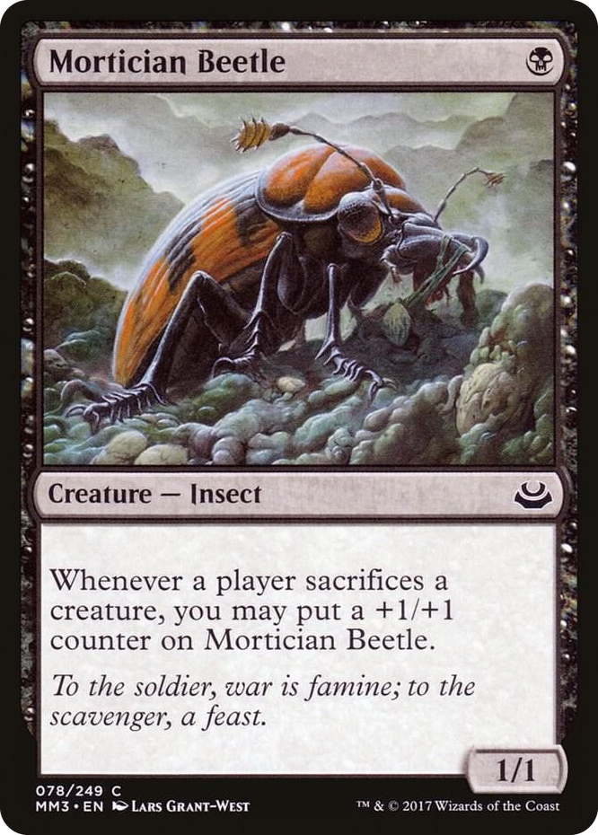 Mortician Beetle #78 C - Modern Masters 2017 Pokemon card