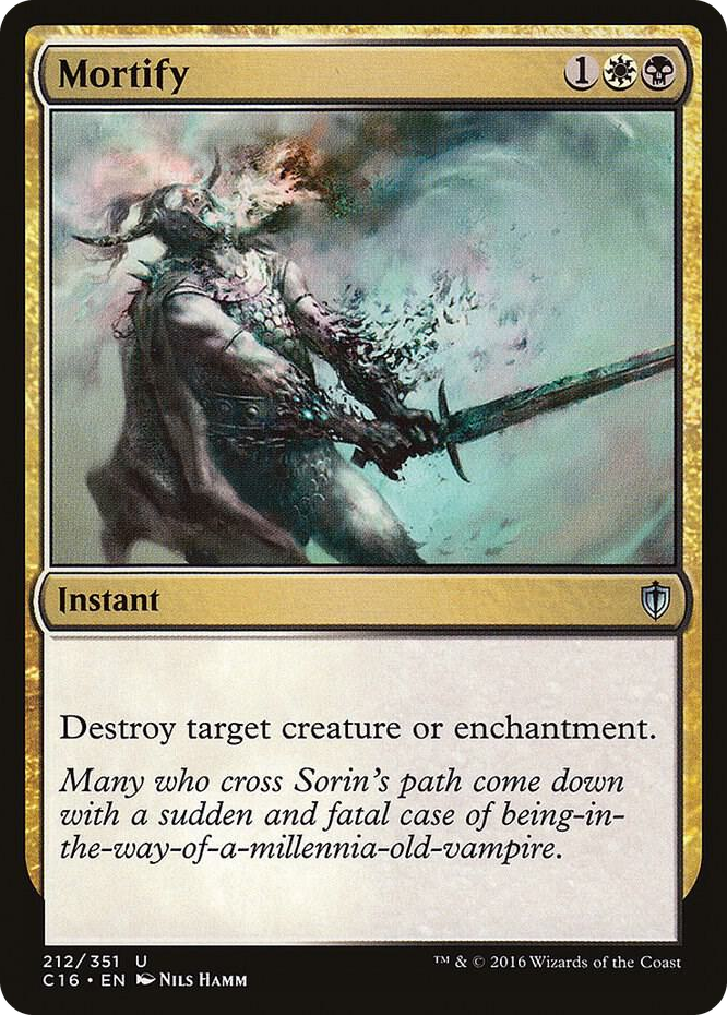 Mortify #212 U - Commander 2016 Pokemon card