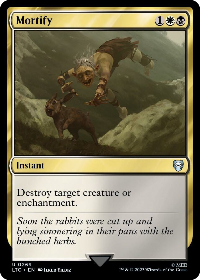 Mortify #269 U - Commander: The Lord of the Rings: Tales of Middle-earth Pokemon card