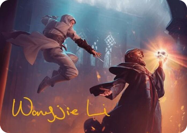 0012 Mortify Art Card (Gold-Stamped Signature) S Art Series: Universes Beyond: Assassin's Creed