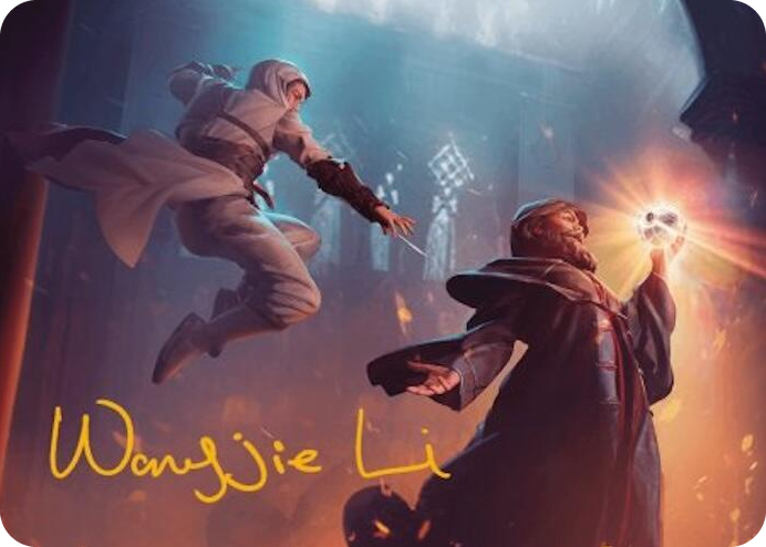 Mortify Art Card (Gold-Stamped Signature) #12 S - Art Series: Universes Beyond: Assassin's Creed Pokemon card