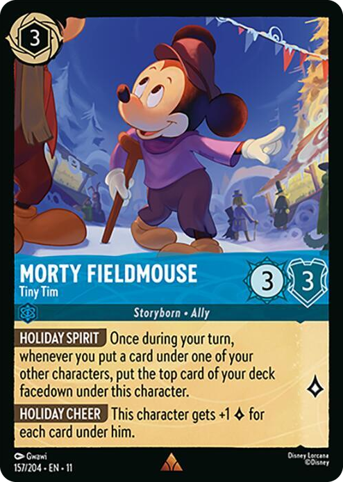 0157 Morty Fieldmouse - Tiny Tim Rare Winterspell